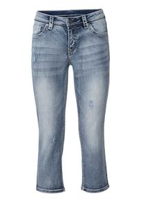 Heine, Damen Capri-Jeans, Blue Denim