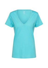 GAP, Damen T-Shirt 'VINT RIB', Aqua