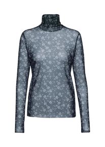 EDITED, Damen Langarmshirt 'Lulu', Petrol / Mischfarben