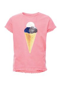 REVIEW KIDS REVIEW FOR KIDS, Mädchen T-Shirt, Blau / Hellpink / Weiß
