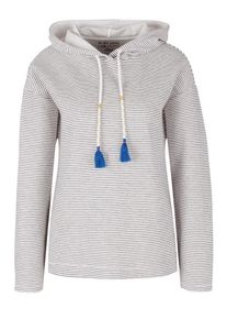 s.Oliver RED LABEL, Damen Hoodie, Schwarz / Wei&szlig;