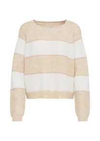 Only, Damen Pullover, Beige / Creme / Taupe