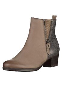 Tamaris, Damen Stiefelette, Schlammfarben / Silber