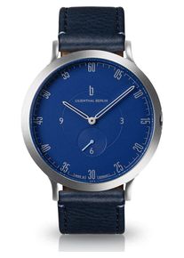 Lilienthal Berlin, Damen Uhr 'L01-103-B003A', Dunkelblau / Silber