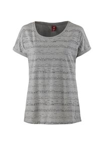 O.C.K. OCK, Damen T-Shirt, Anthrazit / Hellgrau