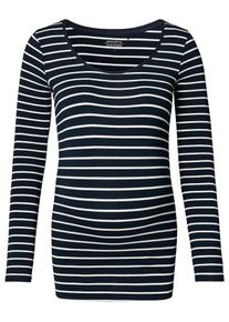 Noppies, Damen T-shirt 'Lely', Dunkelblau / Weiß