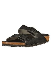 Birkenstock, Herren Pantoletten 'Arizona Rubberized', Schwarz