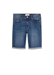 Violeta by Mango, Damen Bermudas 'Soda', Blue Denim