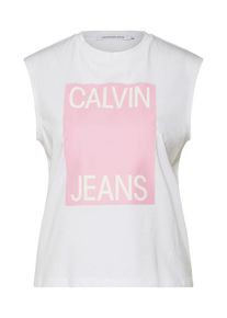 Calvin Klein Jeans, Damen Top, Weiß