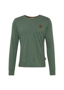 Naketano, Herren Langarmshirt 'Italienischer Hengst Langen', Tanne