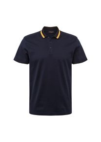 Selected Homme, Herren Shirt, Dunkelblau / Gelb / Weiß