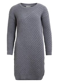 Object, Damen Strick-Kleid, Grau