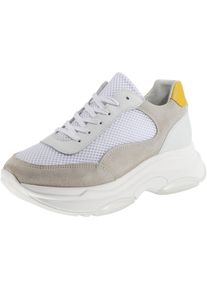 Bullboxer, Damen Sneaker, Gelb / Grau / Offwhite