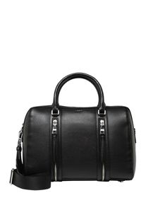DKNY, Damen Tasche 'TOMPSON-TZ SATCHEL-PEBBLE', Schwarz / Silber
