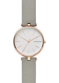 Skagen, Damen Quarzuhr, Rosegold / Grau