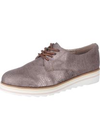 Tom Tailor, Damen Schn&uuml;rschuh 'Glitter', Bronze