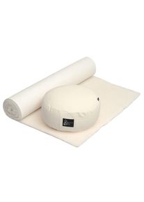 YOGISTAR.COM, Herren Comfort Edition Set 'Meditation Natur', Naturweiß