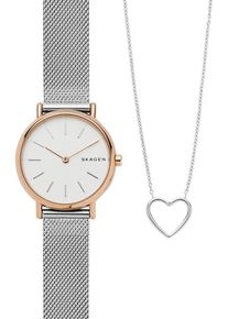 Skagen, Damen Schmuckset 'SKW1106', Rosegold / Silber / Weiß