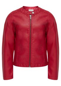 name it, Mädchen 'nitwibe' Kunstleder Jacke, Rot