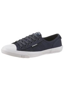 Superdry, Damen Sneaker 'Trainer Low Pro', Dunkelblau / Wei&szlig;