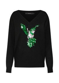 Véro Moda VERO MODA, Damen Pullover, Grün / Schwarz / Silber