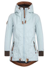 Naketano, Damen Jacke 'Watch This Thing Bounce', Pastellblau / Braunmeliert