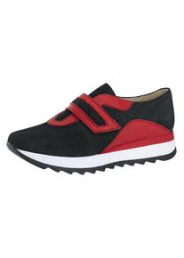 Heine, Damen Sneaker, Rot / Schwarz