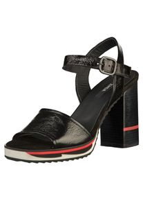 Zinda, Damen Sandalen, Rot / Schwarz / Weiß