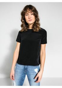 Pieces, Damen Kurzärmelige Bluse, Schwarz