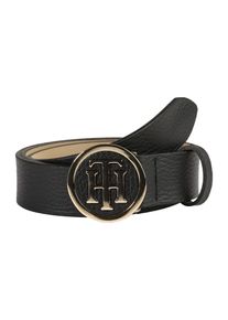 Tommy Hilfiger, Damen G&uuml;rtel aus Leder 3cm, Schwarz