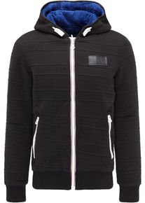 Dry Laundry Japan Dry Laundry, Herren Blouson, Blau / Feuerrot / Schwarz / Weiß