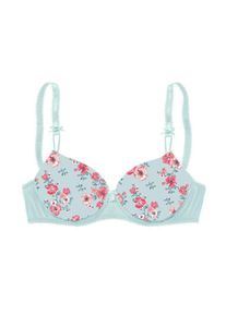 Lascana, Damen Schalen-BH, Hellblau / Altrosa