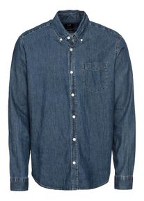 GAP, Herren Jeanshemd '1 PKT INDIGO BUTTON DOWN', Blue Denim