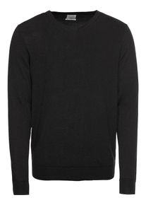 Jack & Jones JACK & JONES, Herren Wollpullover, Schwarz