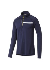 Puma, Herren Longsleeve, Taubenblau / Gelb / Weiß