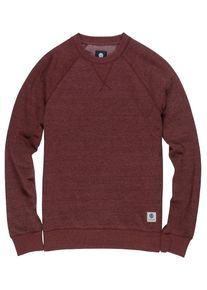 Element, Herren Sweatshirt 'Meridian Crew', Rubinrot