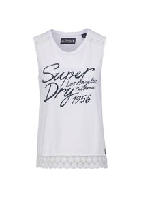Superdry, Damen Tanktop 'Jessica', Schwarz / Wei&szlig;