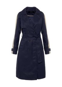 Véro Moda VERO MODA, Damen Trenchcoat, Hellbeige / Dunkelblau / Weiß
