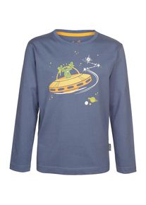 Elkline, Langarmshirt 'UFO', Taubenblau / Limone / Hellgr&uuml;n / Hellorange