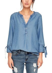 s.Oliver RED LABEL, Damen Jeansbluse, Blue Denim