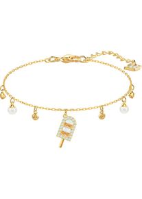 Swarovski, Damen Armband 'No Regrets 5465411', Aqua / Goldgelb / Silber