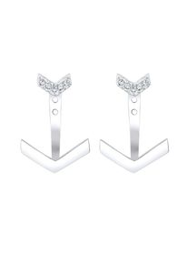 Elli, Damen Ohrringe 'Dreieck', Silber