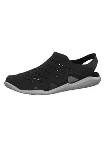 Crocs, Herren Sandale, Schwarz / Wei&szlig;