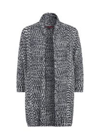 Tom Tailor Denim, Damen Cardigan mit Schalkragen, Nachtblau