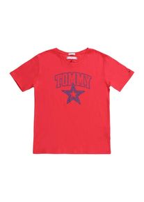 Tommy Hilfiger, M&auml;dchen Shirt 'ESSENTIAL TOMMY STAR TEE S/S', Rot