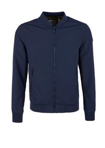 Q/S Designed By, Herren Bomberjacke mit Kontrastfutter, Navy