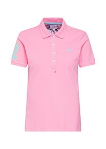 La Martina, Damen Shirt 'WOMAN POLO PIQUET STRETCH', Rosa