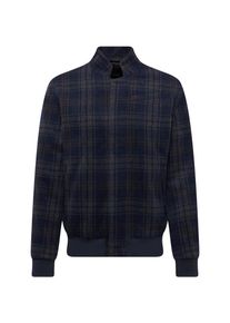 Jack & Jones JACK & JONES, Herren Jacke 'JPRGRUFF WOOL BOMBER', Navy / Grau