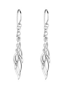 Elli, Damen Ohrringe 'Blatt', Silber