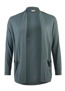 TRIANGLE, Damen Long-Cardigan mit Taschen, Opal
